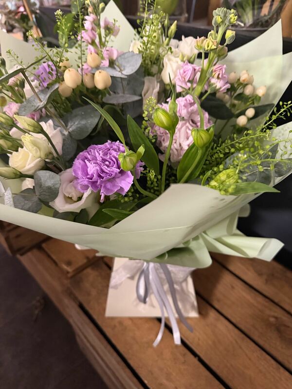 Flowers delivered to customer