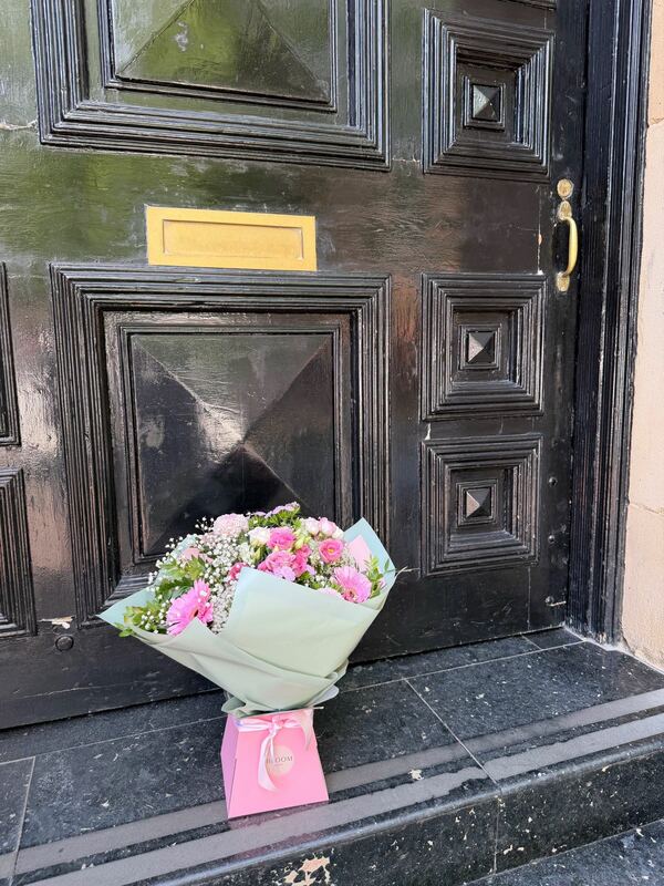 Flowers delivered to customer