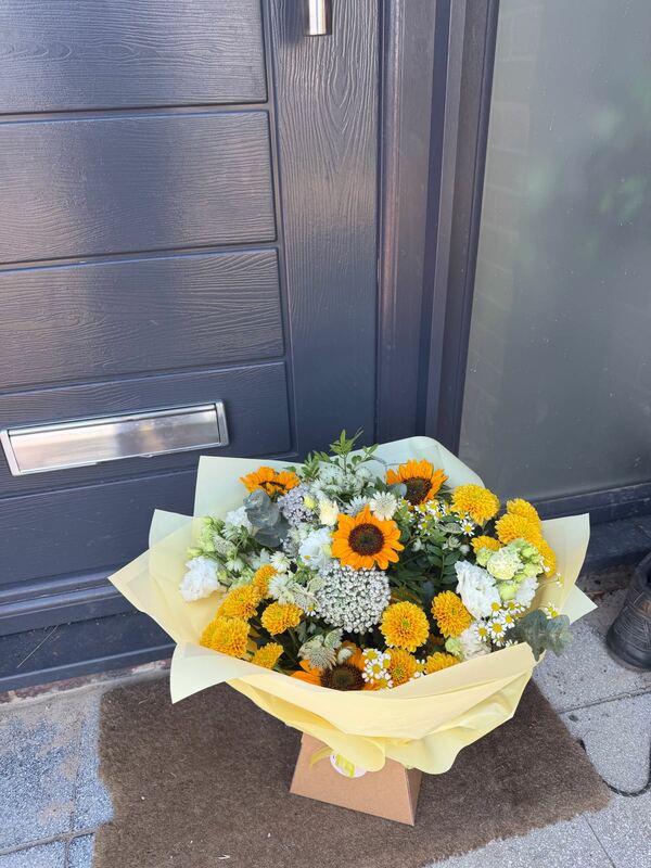 Flowers delivered to customer