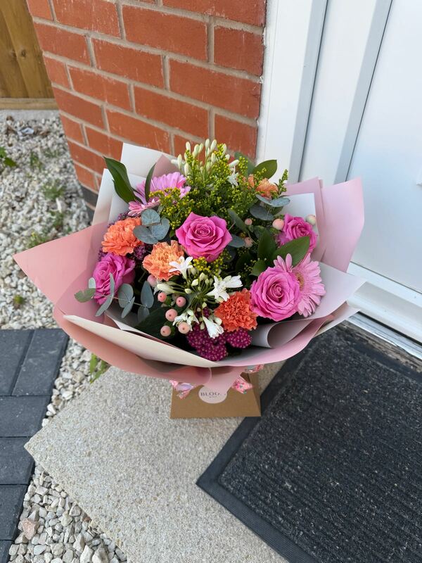 Flowers delivered to customer
