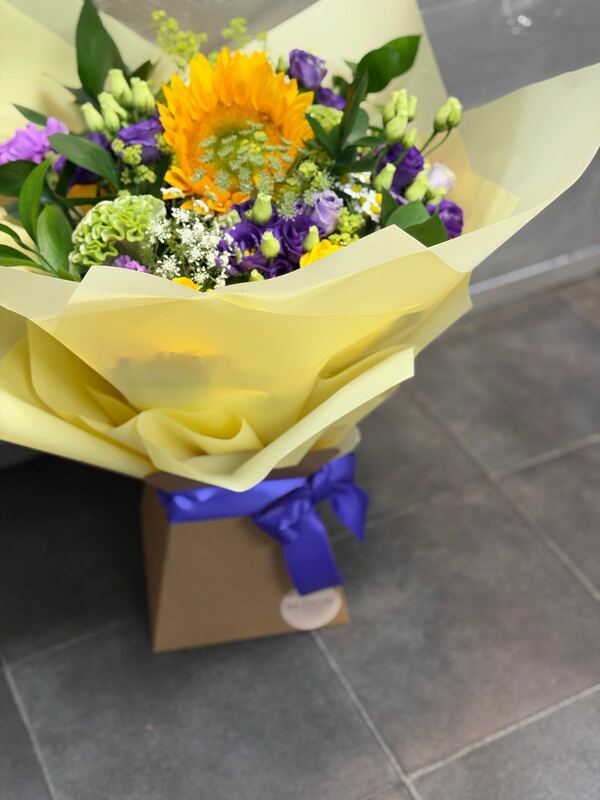 Flowers delivered to customer