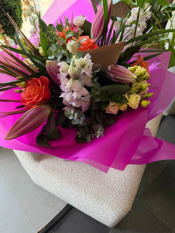Flowers delivered to customer