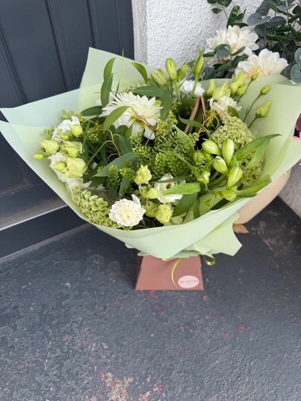 Flowers delivered to customer