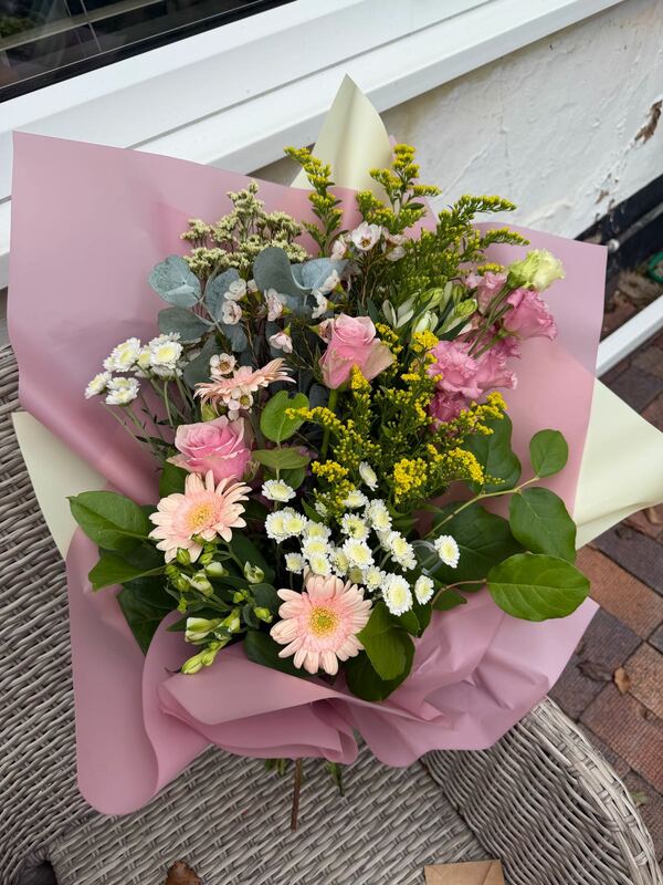 Flowers delivered to customer