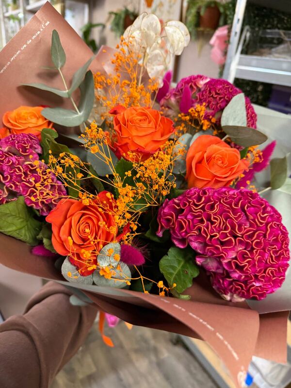 Flowers delivered to customer