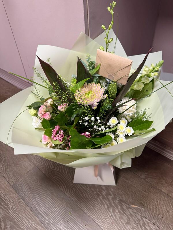Flowers delivered to customer