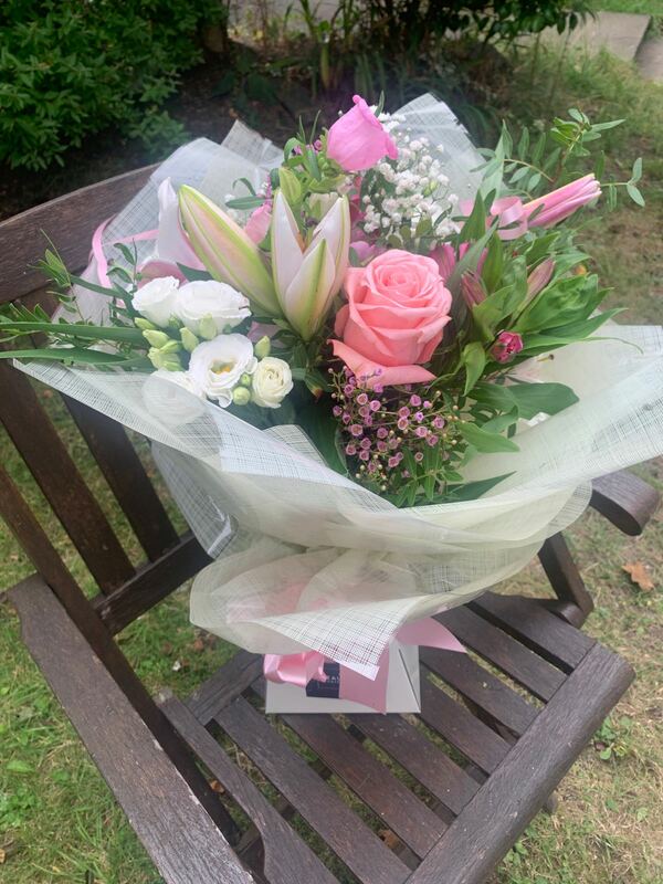 Flowers delivered to customer