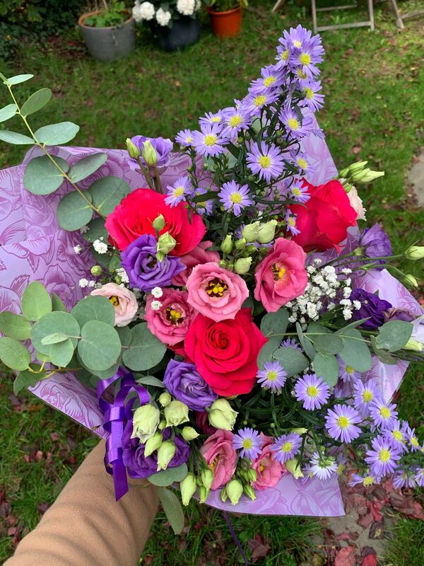 Flowers delivered to customer