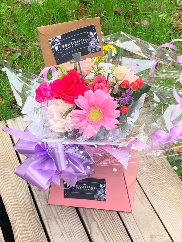 Flowers delivered to customer