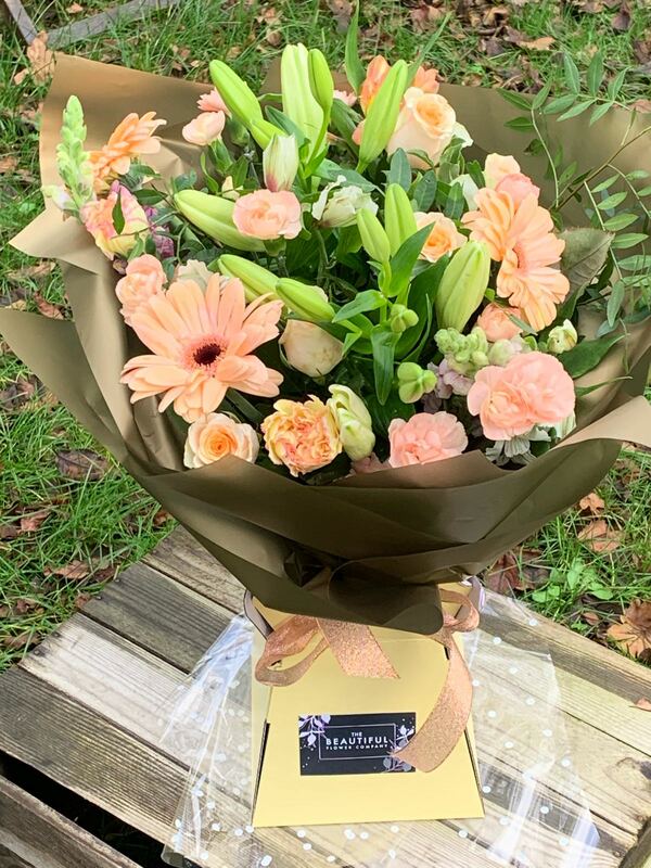 Flowers delivered to customer