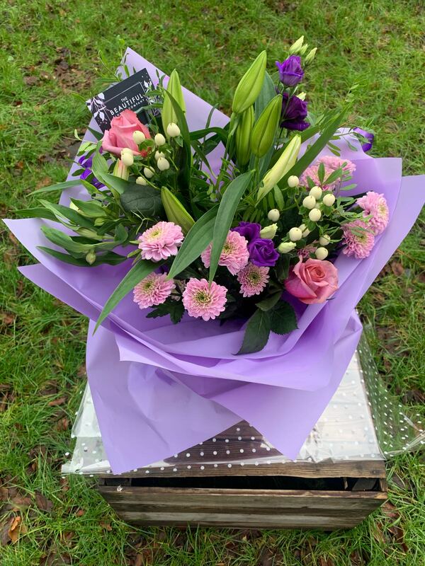 Flowers delivered to customer