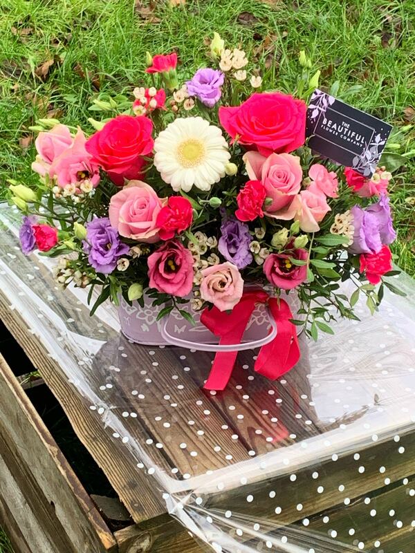 Flowers delivered to customer