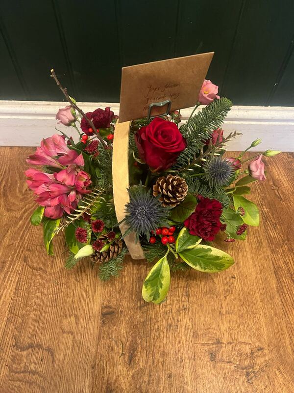 Flowers delivered to customer