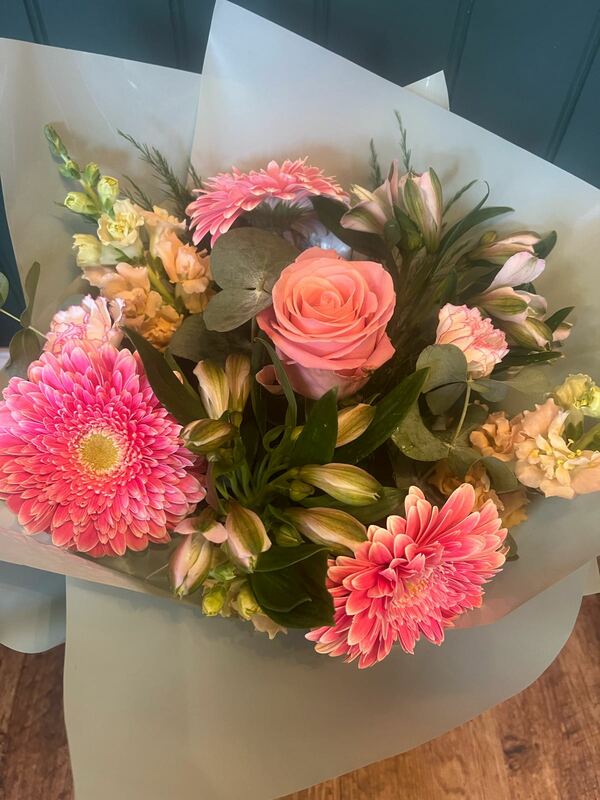 Flowers delivered to customer