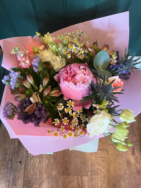 Flowers delivered to customer