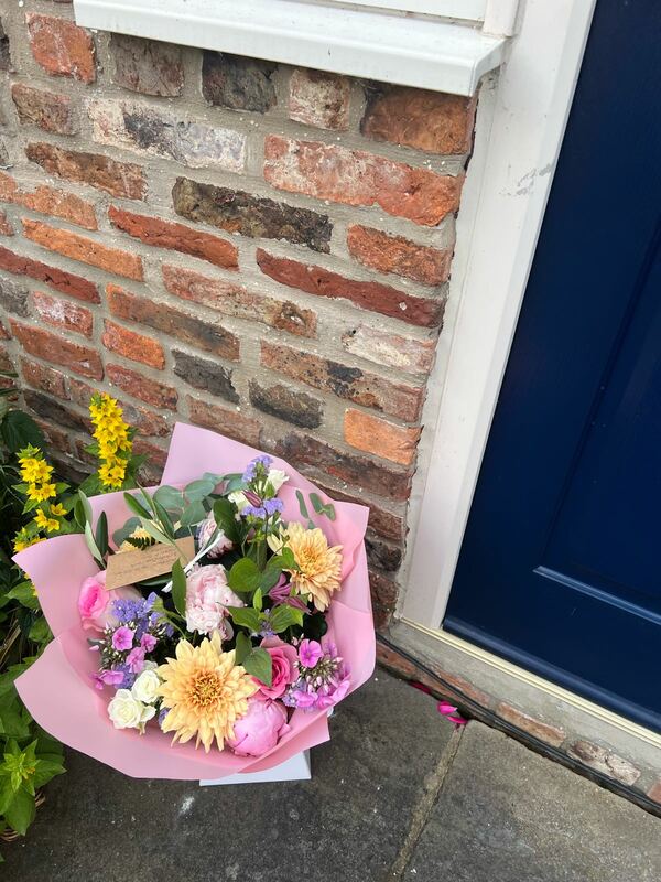 Flowers delivered to customer