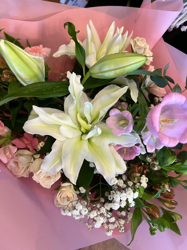 Flowers delivered to customer