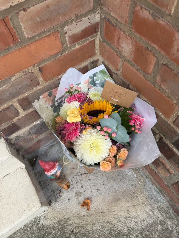 Flowers delivered to customer