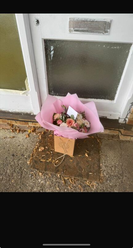 Flowers delivered to customer