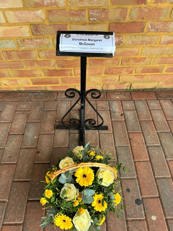 Flowers delivered to customer