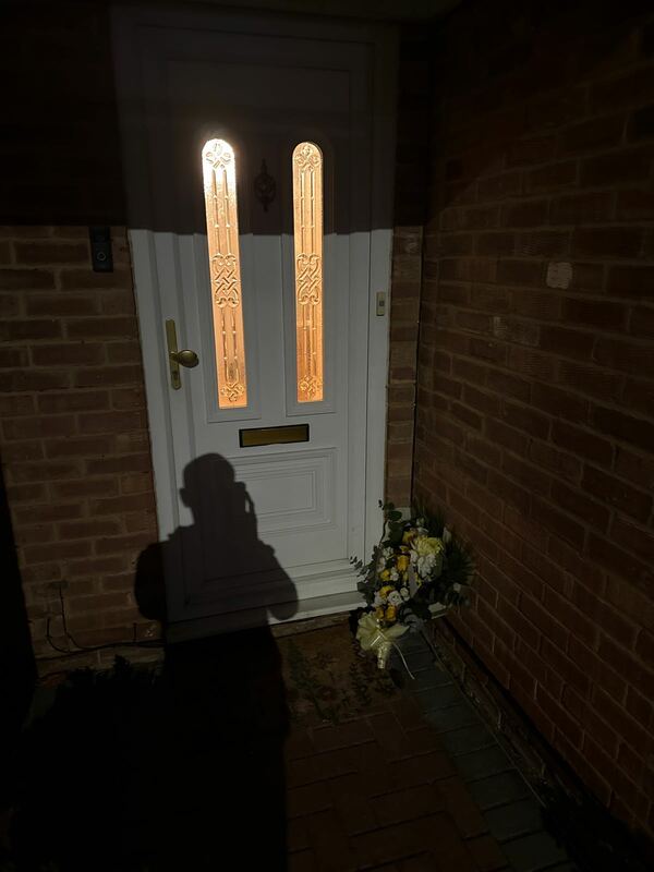 Flowers delivered to customer