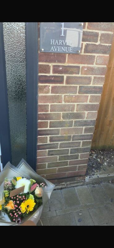 Flowers delivered to customer