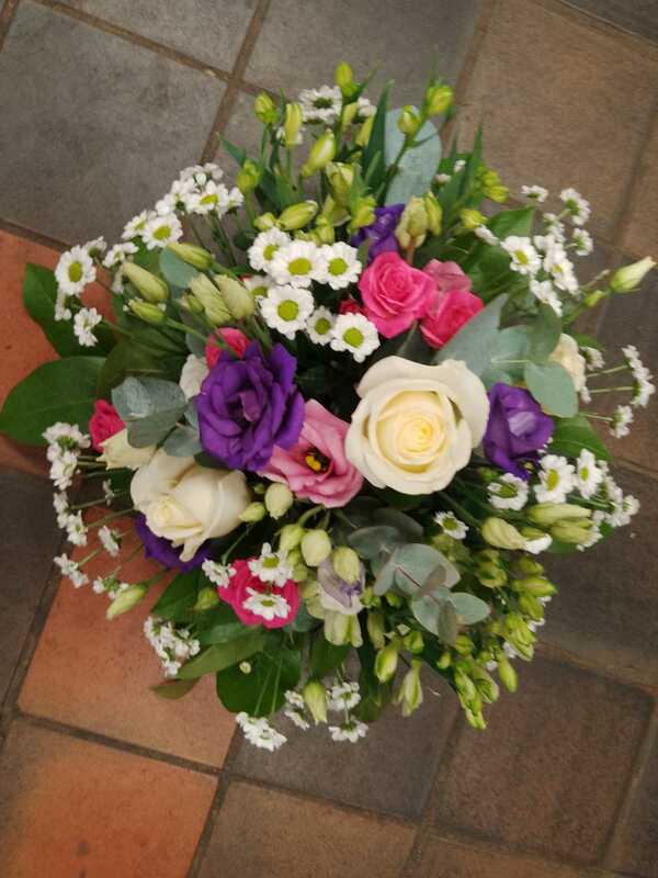 Flowers delivered to customer