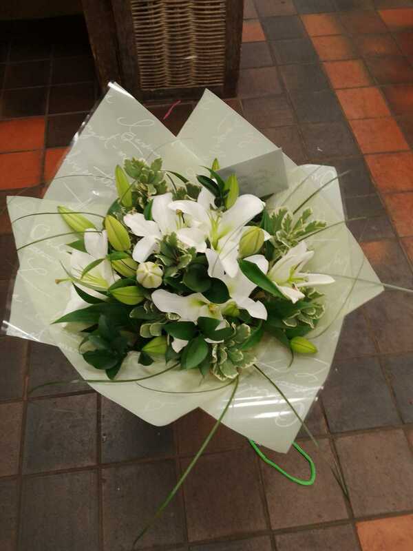 Flowers delivered to customer
