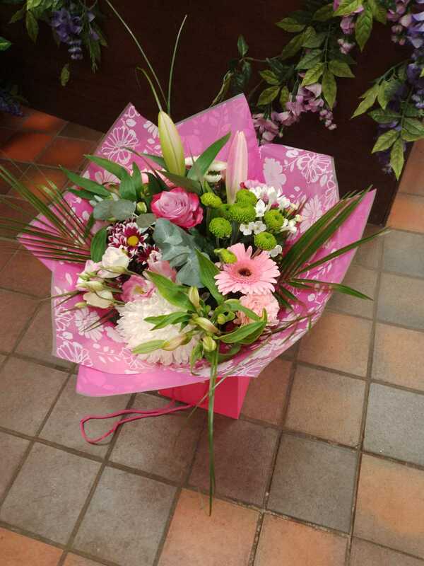 Flowers delivered to customer