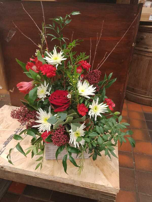 Flowers delivered to customer