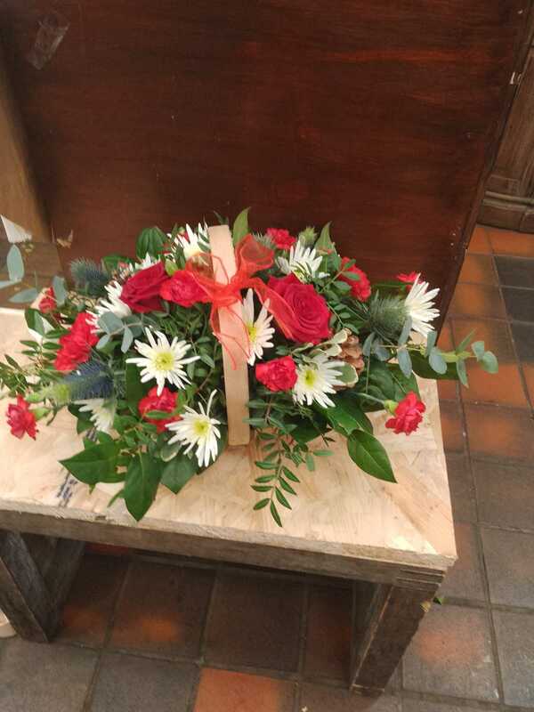 Flowers delivered to customer