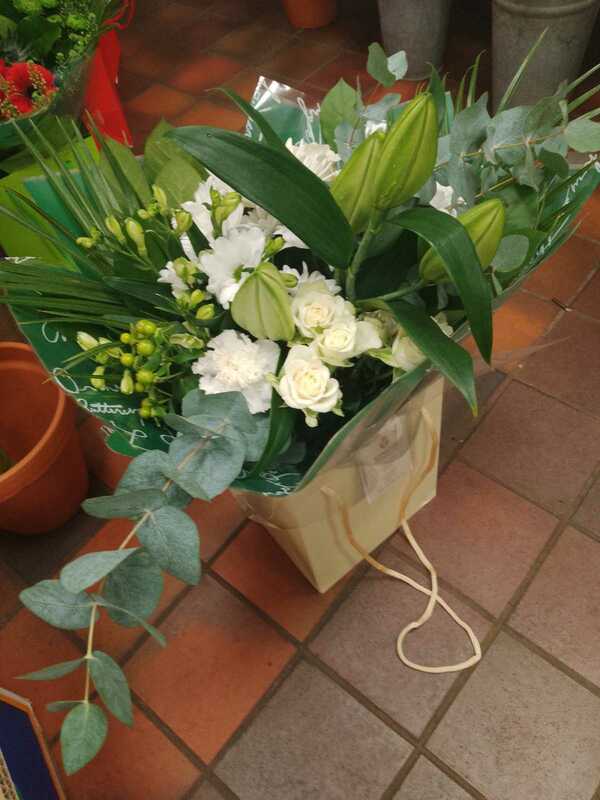 Flowers delivered to customer
