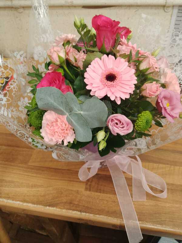 Flowers delivered to customer