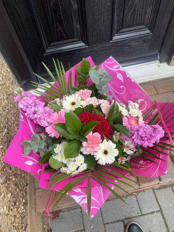 Flowers delivered to customer