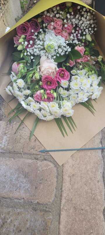 Flowers delivered to customer