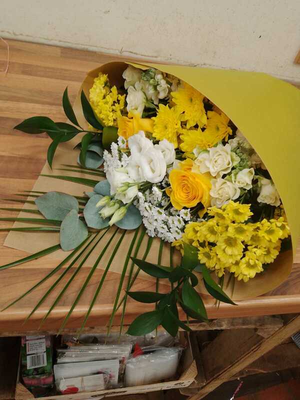 Flowers delivered to customer