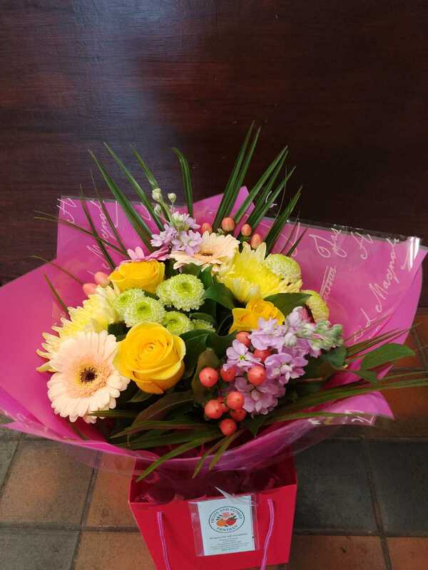Flowers delivered to customer