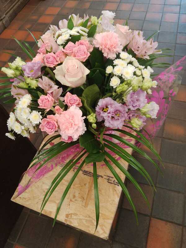 Flowers delivered to customer