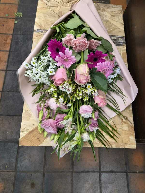 Flowers delivered to customer