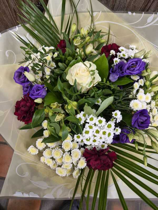Flowers delivered to customer