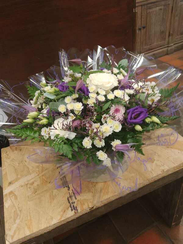 Flowers delivered to customer