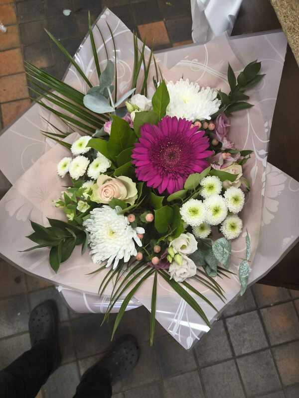 Flowers delivered to customer