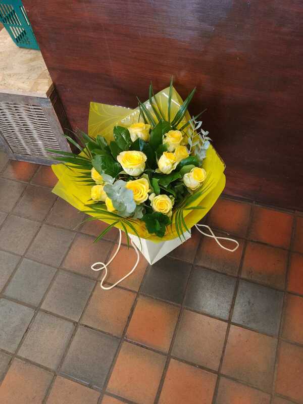 Flowers delivered to customer