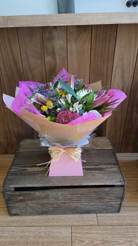 Flowers delivered to customer