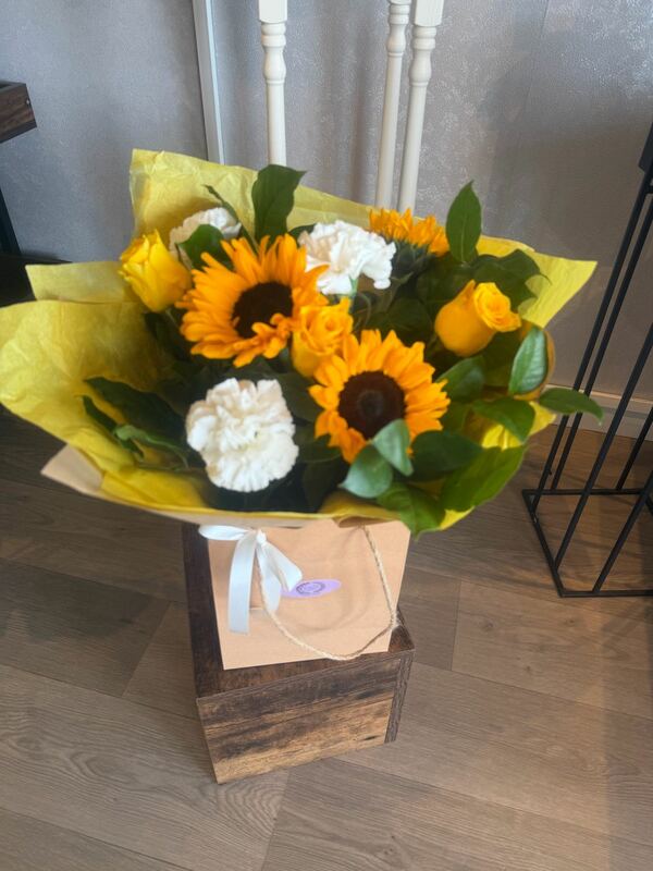 Flowers delivered to customer