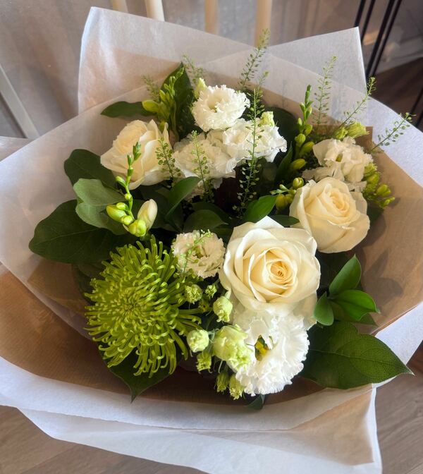Flowers delivered to customer