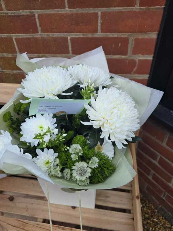 Flowers delivered to customer