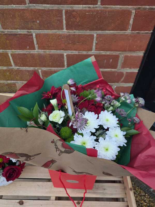 Flowers delivered to customer