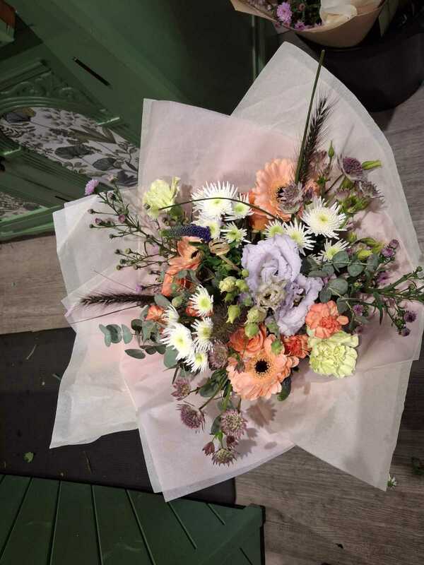Flowers delivered to customer