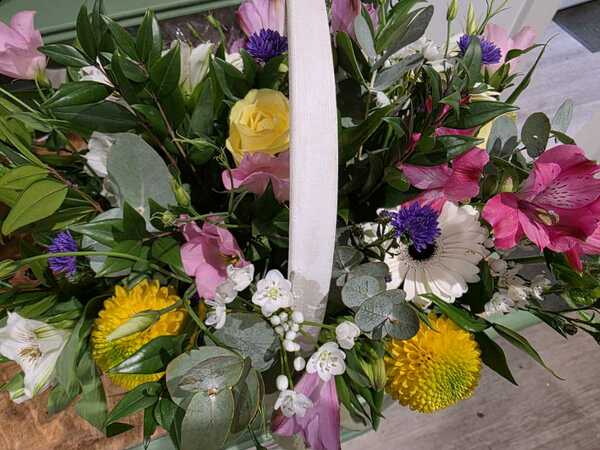 Flowers delivered to customer